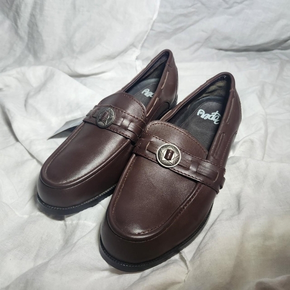 Roper Shoes - Roper Women's Brown Slip-On Loafers